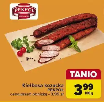 Carrefour Kiełbasa kozacka Pekpol oferta