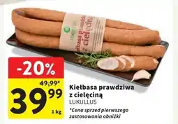 Intermarche Kiełbasa prawdziwa z cielęcina Lukullus oferta