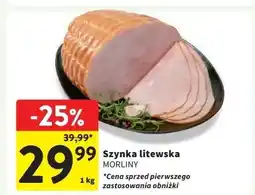 Intermarche Szynka litewska Morliny oferta