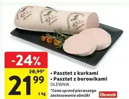 Intermarche Pasztet z borowikami Olewnik oferta