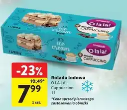 Intermarche Rolada lodowa cappuccino Intermarche O La La! oferta