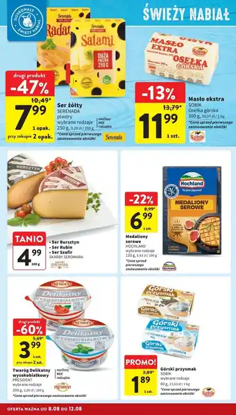 Intermarche Ser salami plastry Serenada oferta