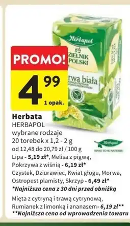 Intermarche Herbatka rumianek Herbapol Zielnik Polski oferta