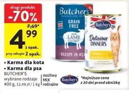 Intermarche Karma dla psa z jagnięciną Butcher's Grain Free oferta