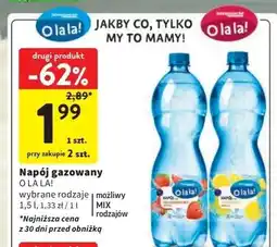 Intermarche Woda truskawkowa O La La! oferta