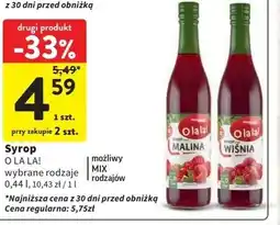 Intermarche Syrop wiśnia O La La! oferta