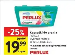 Intermarche Kapsułki do prania color Perlux oferta