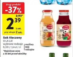 Intermarche Sok jabłkowy O La La! oferta