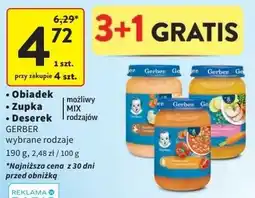 Intermarche Zupka kalafiorowa z królikiem Gerber oferta