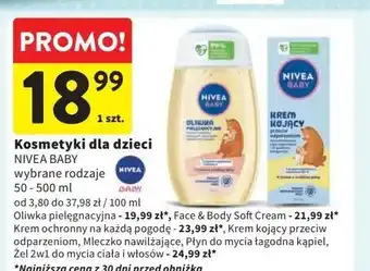 Intermarche Mleczko nawilżające Nivea Baby Ochronny oferta