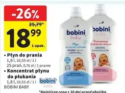 Intermarche Koncentrat do płukania ubranek niemowlęcych i dziecięcych Bobini Baby oferta