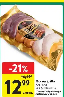 Intermarche Mix grilowy Kabanos oferta