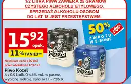Auchan Piwo Kozel 0% oferta