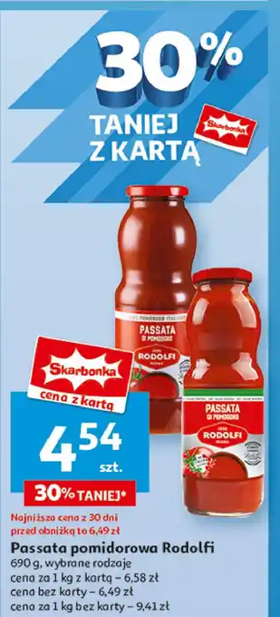 Auchan Passata pomidorowa Rodolfi oferta