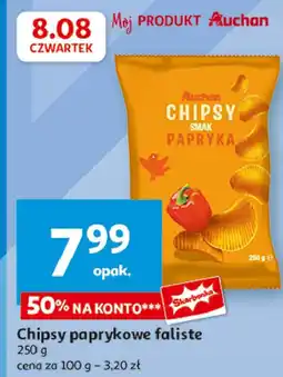 Auchan Chipsy paprykowe Auchan oferta