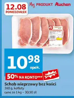 Auchan Schab wieprzowy bez kości Auchan oferta