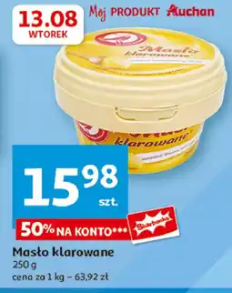 Auchan Masło klarowane Auchan Różnorodne (Logo Czerwone) oferta
