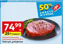 Auchan Polędwica z tuńczyka oferta