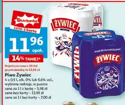 Auchan Piwo Żywiec Jasne Pełne oferta