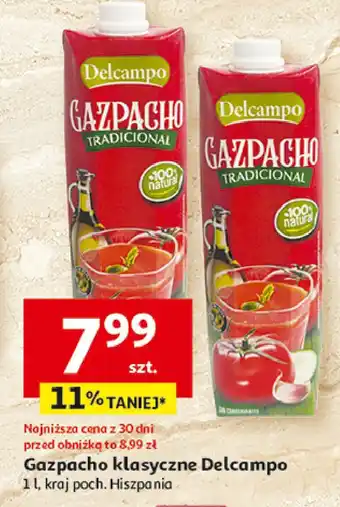 Auchan Gazpacho klasyczne Delcampo oferta