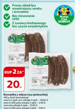 Auchan Kaszanka z mięsa rasy puławskiej Auchan Pewni Dobrego oferta