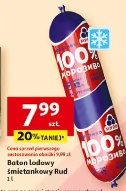 Auchan Baton lodowy śmietankowy Rud oferta