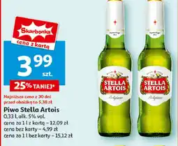 Auchan Piwo Stella Artois oferta