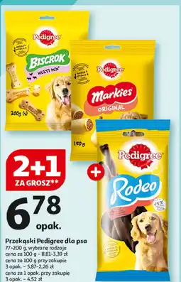 Auchan Ciasteczka dla psów Pedigree Biscrok oferta