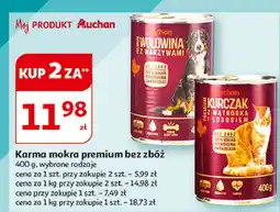 Auchan Karma dla psa wołowina z warzywami Auchan Różnorodne (Logo Czerwone) oferta