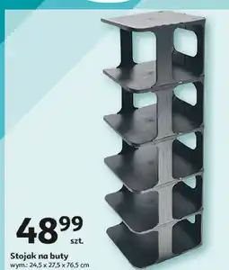 Auchan Stojak na buty 24.5 x 27.5 76.5 cm oferta