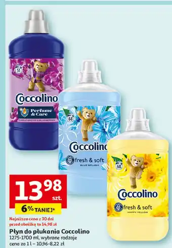 Auchan Płyn do płukania purple orchid & blueberries Coccolino Perfume Care oferta