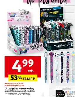 Auchan Długopis wymazywalny kot Colorino School oferta