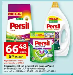 Auchan Kapsułki do prania color Persil Power Caps oferta