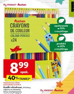 Auchan Kredki ołowkowe Auchan oferta