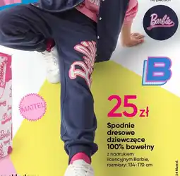 Pepco Spodnie dresowe dziewczęce 134-170 barbie oferta