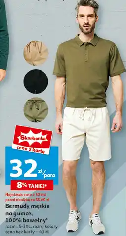 Auchan Bermudy męskie Inextenso By Auchan oferta