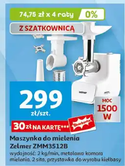 Auchan Maszynka do mięsa zmm 3512b Zelmer oferta