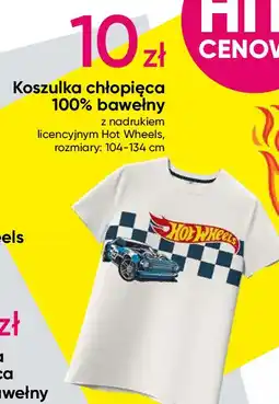 Pepco Koszulka chłopięca 104-134 cm hot wheels oferta