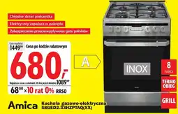 Media Expert Kuchenka gazowo-elektryczna Amica oferta