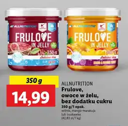 Lidl Owoce w żelu Allnutrittion oferta