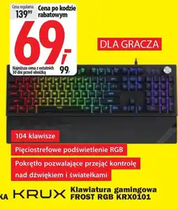 Media Expert Klawiatura gamingowa KRUX oferta