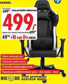 Media Expert Fotel gamingowy Mad Dog oferta