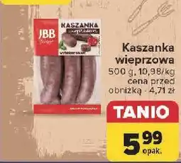 Carrefour Kaszanka wieprzowa Jbb Bałdyga oferta