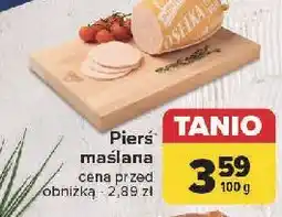 Carrefour Pierś maślana z indyka osełka Indykpol oferta