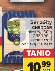 Carrefour Ser cheddar plastry Kerrygold oferta