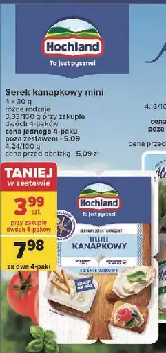 Carrefour Serek śmietankowy Hochland Kanapkowy Mini oferta