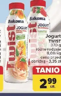 Carrefour Jogurt truskawkowy Bakoma Twist oferta