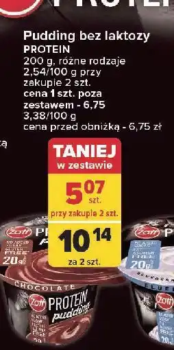 Carrefour Pudding czekoladowy Zott Protein oferta