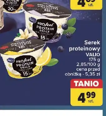 Carrefour Deser proteinowy waniliowy z cytryną Valio Profeel oferta