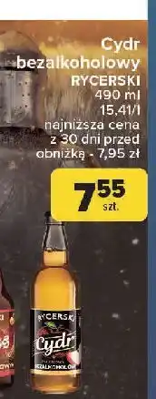 Carrefour Cydr Rycerski oferta